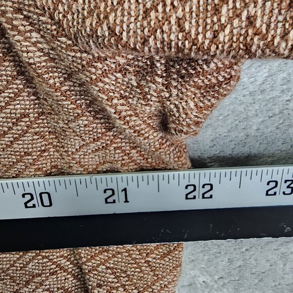 Mens Brown JoS. A. Bank Reserve Pullover Sweater Herringbone Cotton Silk Size XL - Picture 5 of 7